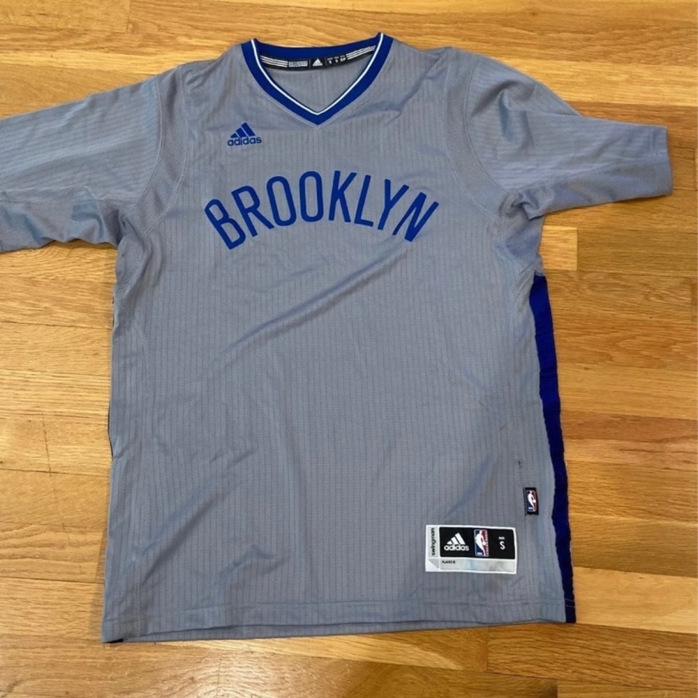 Brooklyn Nets Swingman Blank Alternate Grey Jersey